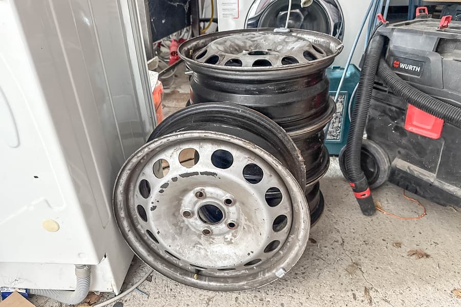 4 Stahlfelgen 6Jx16H2